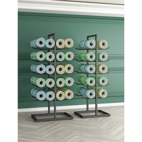 瑜伽垫收纳架放泡沫轴摆放放置架神器店铺器材工具收纳架子整理架