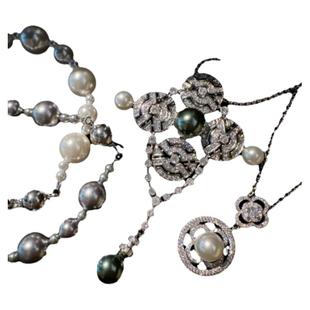 美人鱼的泡泡真多麻珍珠风车胸针人鱼泪 深海贝珠手链时尚白搭