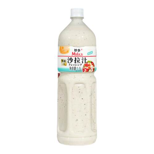 妙多凯撒沙拉汁1.5L焙煎芝麻沙拉酱水果蔬菜油醋汁轻食番茄沙司酱