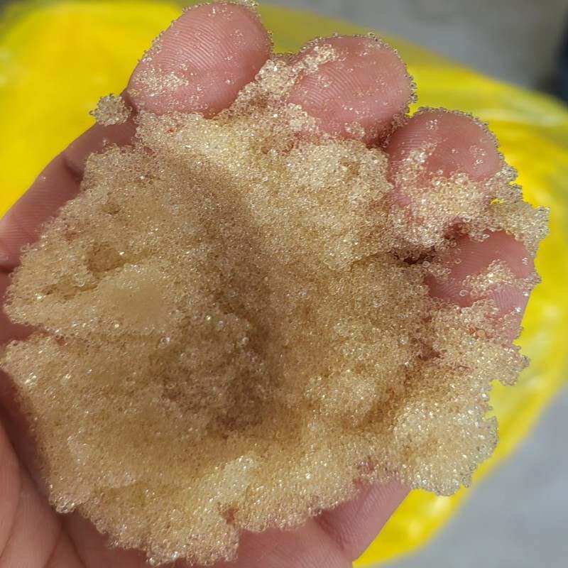 厂家现货732强酸阳离子交换树脂001X7钠型锅炉软化水树脂