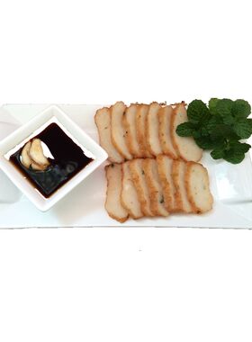 炸鱼饼温州120克/条清蒸芹菜