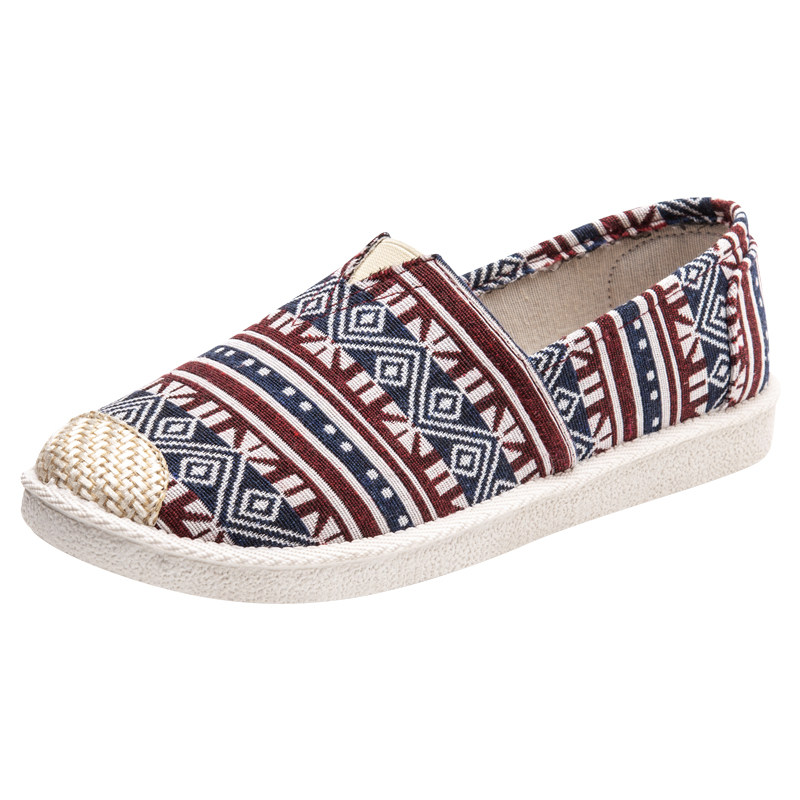 老北京布鞋女一脚蹬妈妈官方旗舰店软底2025年新款夏季开车帆布鞋