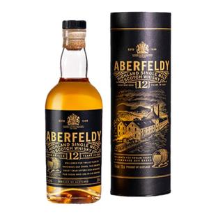 【国际大牌】艾柏迪12年洋酒苏格兰高地小瓶单一麦芽威士忌200ml