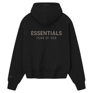 Fear of God Essentials 25SS Drop2 LOGO烫标印花连帽拉链卫衣