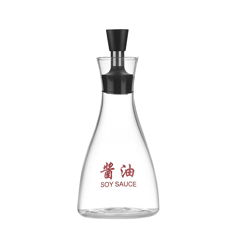喜家德水饺油壶玻璃酱油瓶醋瓶家瓶/罐
