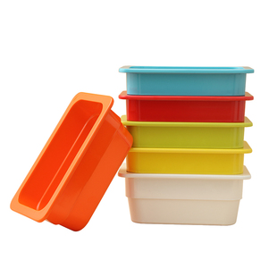 彩色份数盆A5加厚密胺展示盘麻辣烫火锅店选菜盆自助餐盛菜方盆