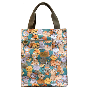 时尚女士手提包上班通勤手拎袋防水牛津布手提袋外出轻便布包出门