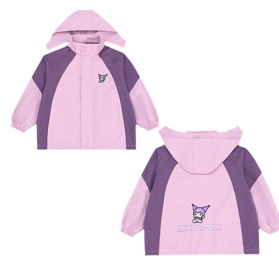 一衣三穿可拆卸内胆女童连帽外套