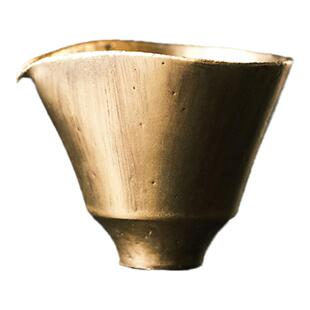 不亦室 松风舍金银彩系列公道杯 程伟手作分茶器中式复古茶道器物