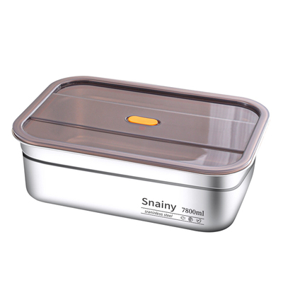 保鲜盒316长方形带盖密封饭盒