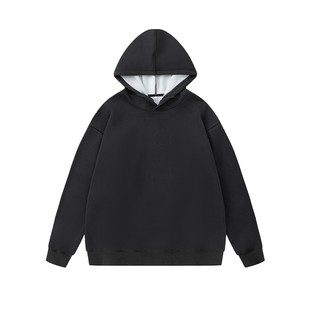 CHRY STUDIO美式基础纯色百搭卫衣连帽衫秋衣简约加绒潮连帽上衣