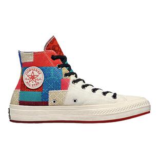 Converse正品匡威百家衣拼接多色补丁170565C高帮帆布鞋欧阳娜娜