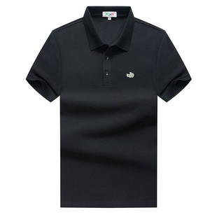 cartelo鳄鱼正品夏季短袖男纯棉polo衫短t恤男翻领v领商务休闲男