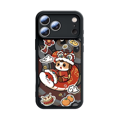 适用苹果17promax手机壳iphone17pro新款马年air高级感全包16福运小马15超火14女款iphone硅胶13防摔15pm外壳