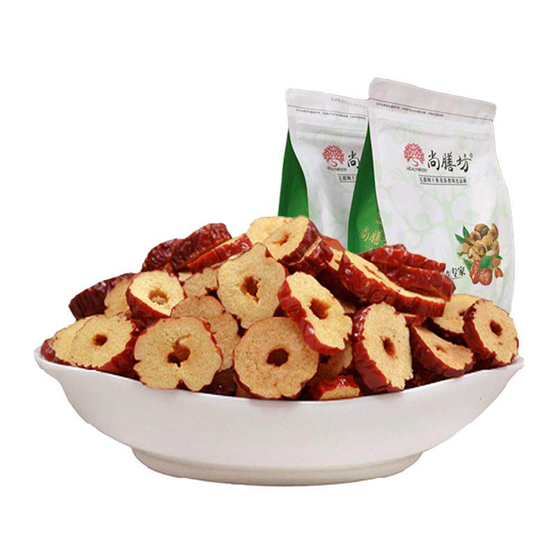 尚膳坊新疆红枣片500g酥脆泡茶香甜农家无核枣圈特产干货煲汤食材