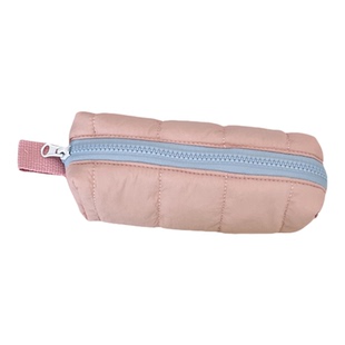 软绵绵笔袋初中生高颜值大容量文具收纳袋加厚柔软女韩系ins风彩虹棉花糖撞色铅笔袋小众简约撞色创意文具盒