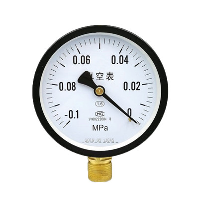 YZ60/YZ100普通耐震不锈钢真空表