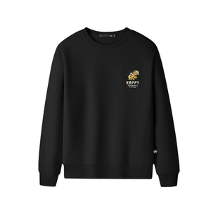 HLA/海澜之家小马宝莉联名卫衣2026春夏新款圆领绣花亲子款上衣男