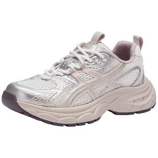 热风网面老爹鞋女款2025年冬季新款增高厚底运动休闲鞋轻便女鞋子