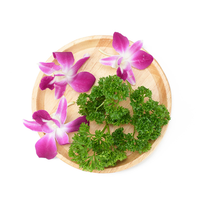 杨兰花荷兰芹火锅日料摆盘装饰花