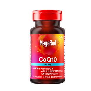 MegaRed脉拓辅酶Q10100mg成人基础养护心动力60粒官方旗舰店进口