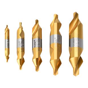 广东代理YHOK含钴高速钢中心钻TIN钛涂层0.5-6.0镀钛中心钻60°
