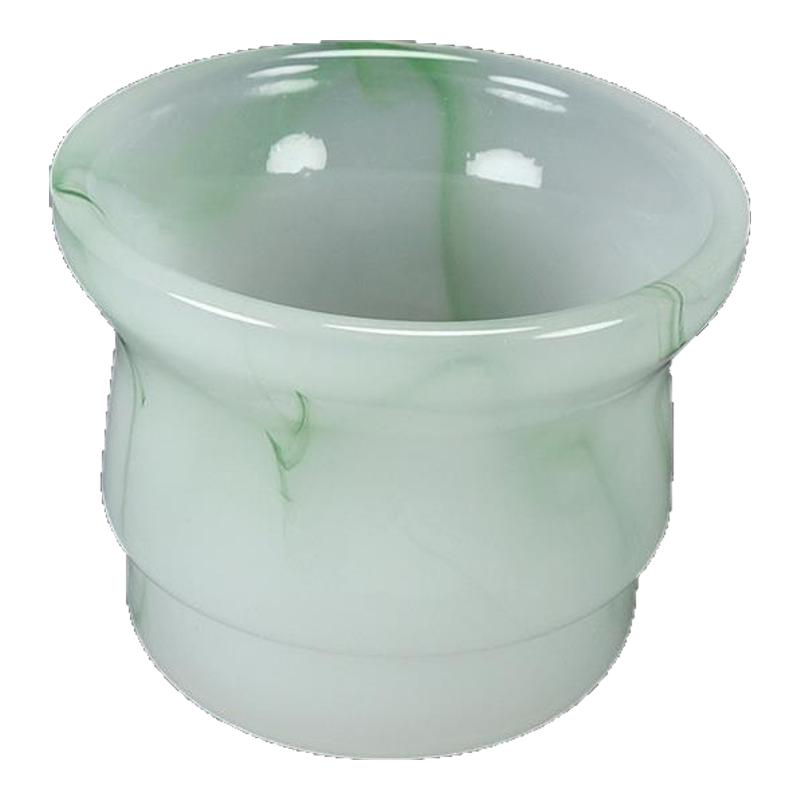 节节高升翠绿色玉石茶杯酒杯功夫茶具养生高端玉石单个主人杯套装