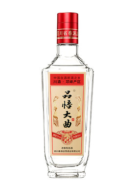 浓香型白酒52度纯粮固态光瓶大曲