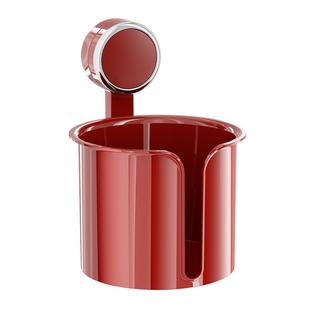 吸盘卫生间厕纸盒壁挂式家用高级感卷纸圆筒盒子免打孔厕所纸巾盒