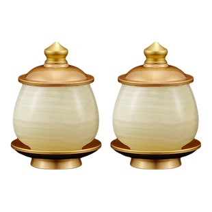 供佛水杯家用汉白玉圣水杯供水杯观音净水贡杯佛前供杯佛具用品