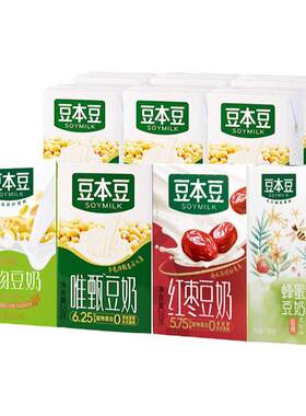 豆本豆豆奶250ml*12盒