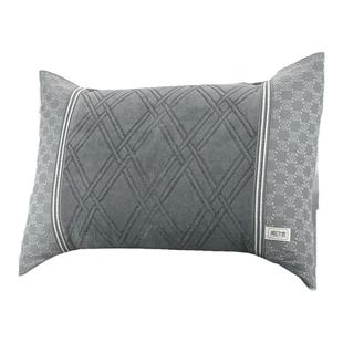 割绒加厚按扣枕巾纯棉枕巾防脱落欧式风枕头巾家用高档全棉带扣子