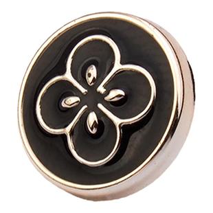 衬衫纽扣高档珍珠小香风开衫外套衬衣女百搭黑色装饰圆形扣子配件