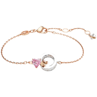 Swarovski/施华洛世奇Connexus系列女士混合切割心形手链送礼物