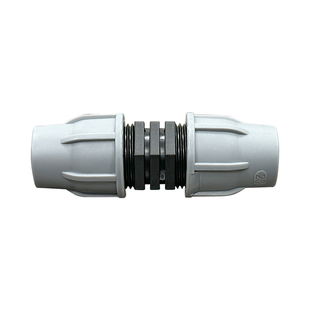 PE管塔利接头配件大棚花园锁环型接管薄管等径管套整箱装