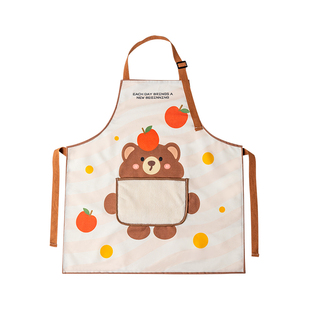 围裙厨房家用2025新款防水防油特别洋气好看的罩衣做饭穿的皮围腰