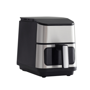 olayks立时2025新款空气炸锅家用5L大容量免翻面全金属内腔电炸锅