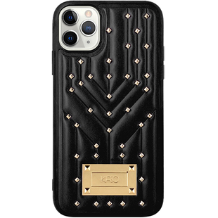 满天星铆钉皮质硅胶限量版手机软壳适用iPhone11promax苹果XS/12