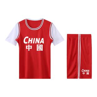 儿童篮球服套装男童速干球衣女童幼儿园演出服运动比赛训练服定制