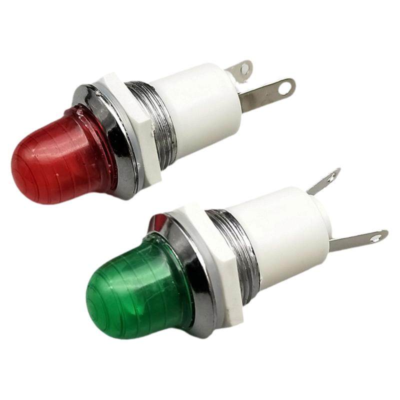 1个16mm电源信号指示灯XD0 XD1 DH16 6V 12V 24V圆形孔非LED红绿