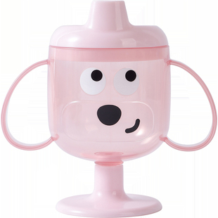 宝宝水杯高脚杯创意鸭嘴杯儿童牛奶杯子带刻度搞怪防摔学生酒杯新