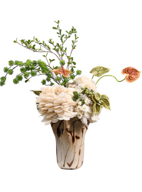 妖及中古风仿真花艺摆件可定制