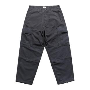 MDNS WTAPS 22AW 余文乐同款军事风工装裤西山彻拼色大口袋缩脚裤