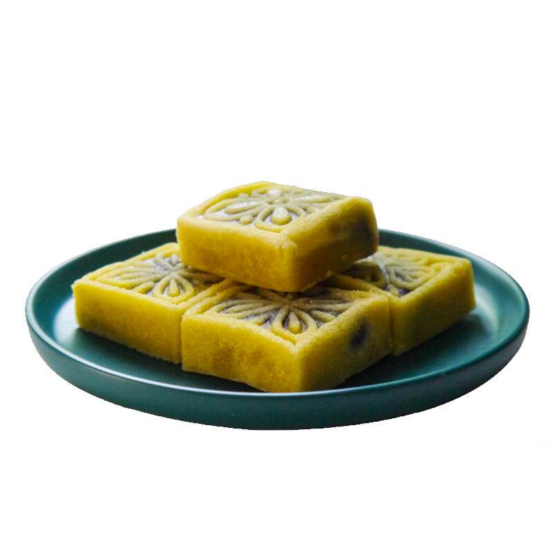 麻油绿豆糕上海特产正宗老式手工糕点豆沙馅特色小吃零食传统点心