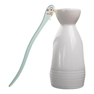 醋酸铃兰发簪 盘发丸子头日常旗袍配饰头饰森系 超美发饰气质清新