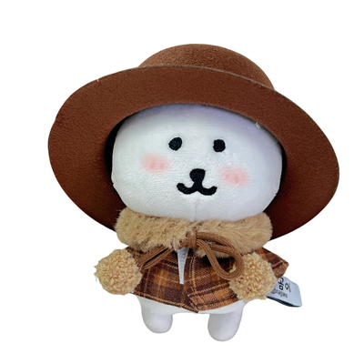 自嘲熊10cm娃衣15厘米格子裙套装