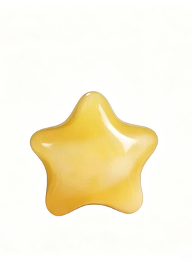 天然原矿满蜜蜡星星吊坠隔珠背云