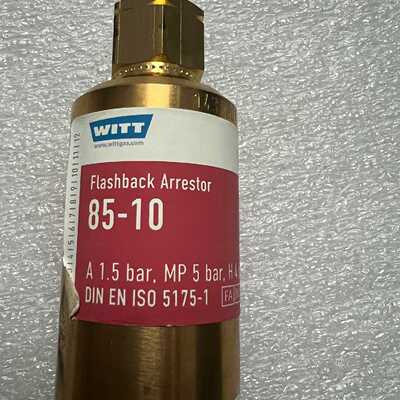 WITT 85-10 Flashback Arrestor，