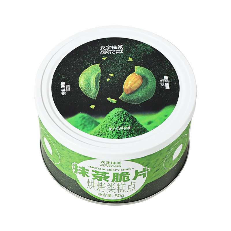 径山九宇抹茶抹茶脆片巴旦木果仁薄脆饼干网红零食伴手礼工厂直营