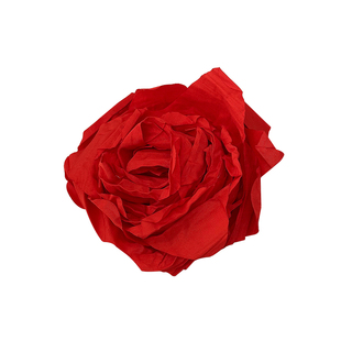 褶皱干枯玫瑰~慵懒风手作花朵抓夹大号后脑勺盘发夹甜美鲨鱼夹女